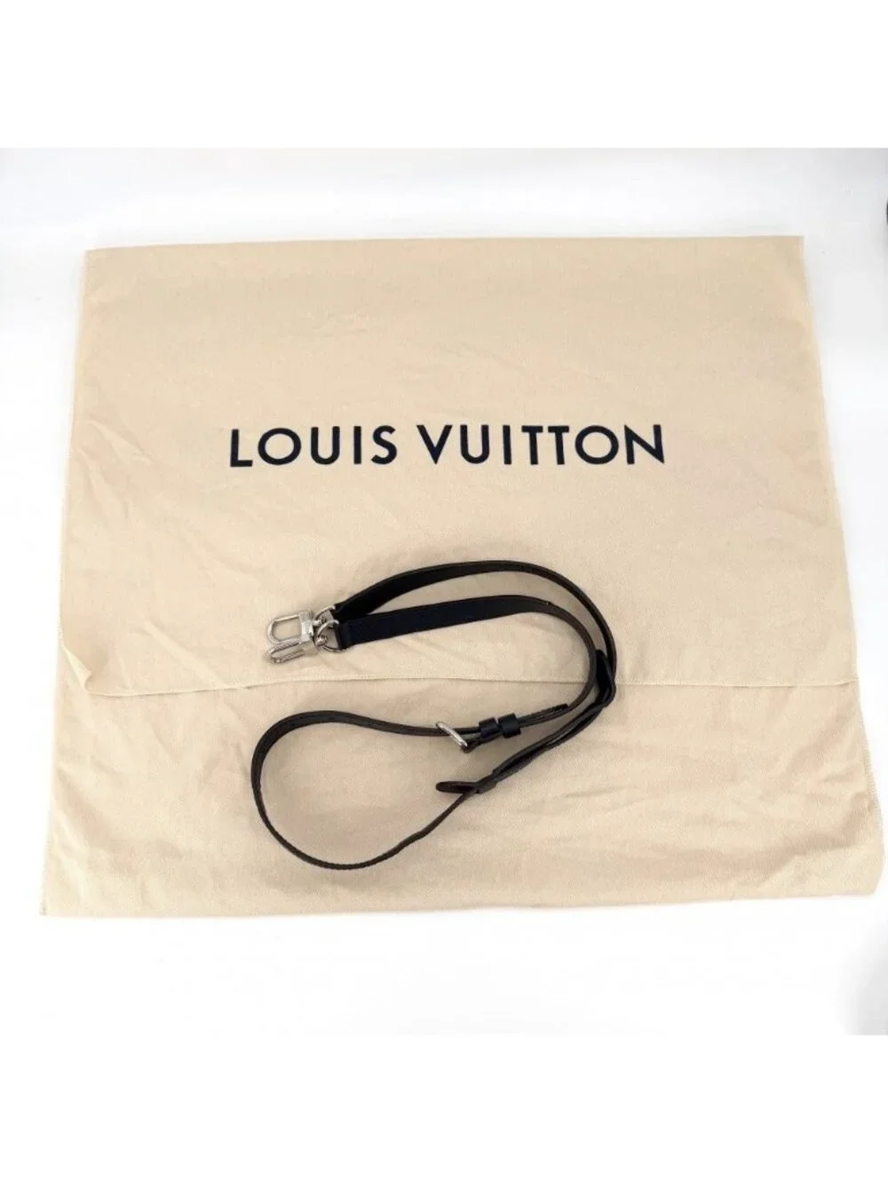 Louis Vuitton 2-Way Taiga Anton Tote Shoulder Bag Crossbody Business Navy